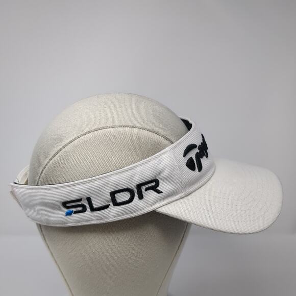 TaylorMade SLDR Tour Preferred Strapback Visor Hat White One Size Outdoor - Picture 5 of 9